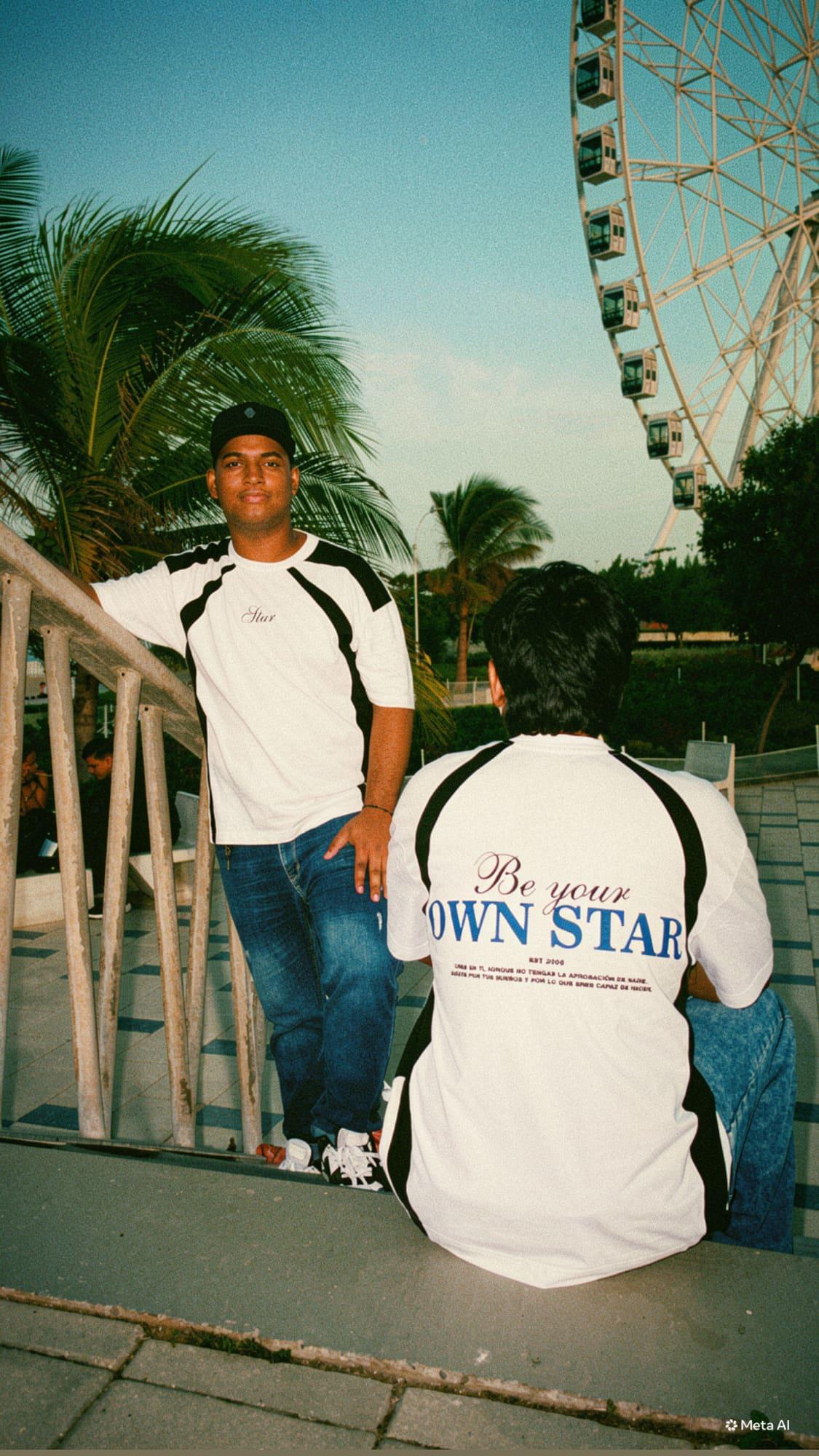Camiseta STAR Drop 01 — espalda